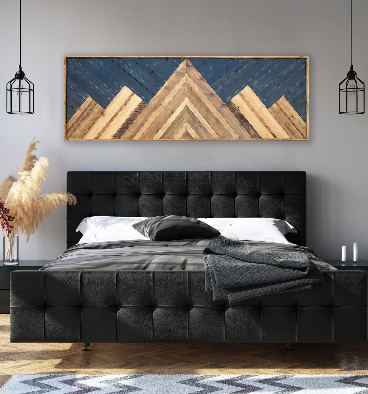 Classic Wood Mosaic Art: Fjord 2x6