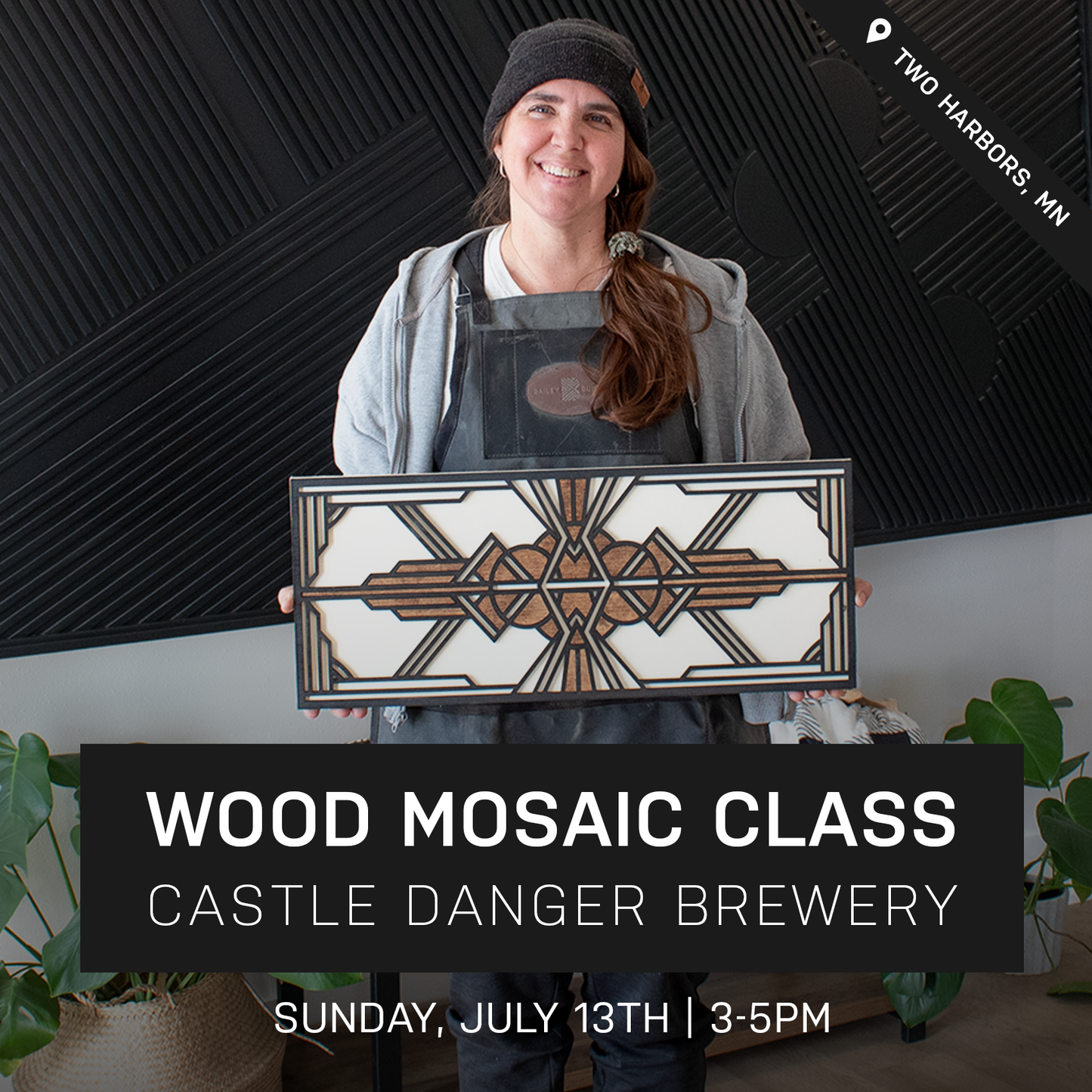 Alana Wood Mosaic Class at Castle Danger Brewery | July 13 @ 3pm | Two Harbors, MN