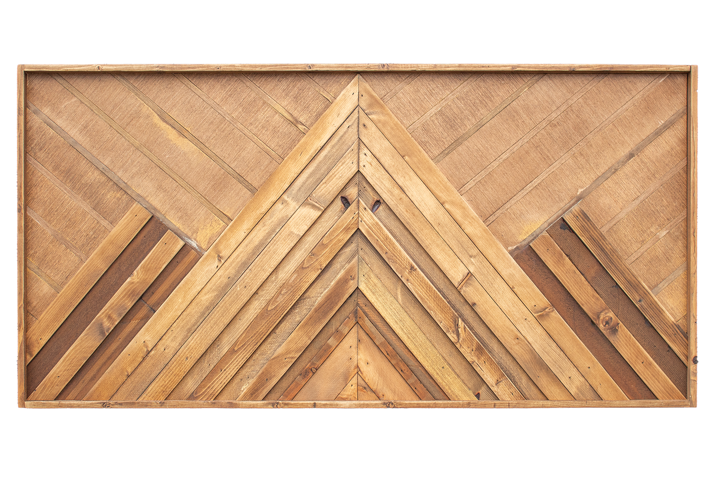 Classic Wood Mosaic Art: Sequoia 2x4