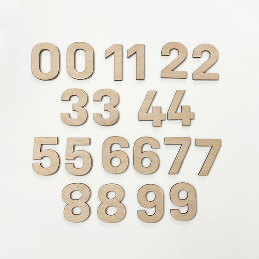 BB Kids Wood Number Set