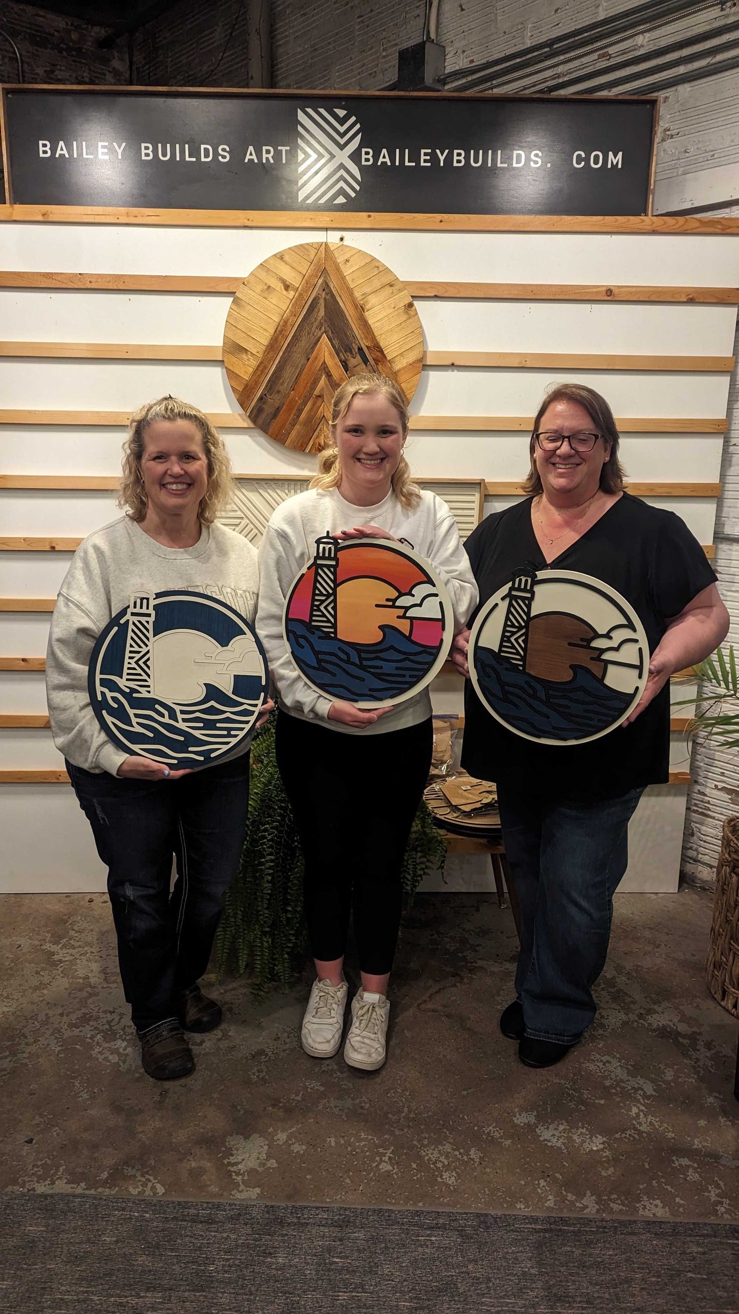 Lighthouse Wood Mosaic Class at Riverview Coffee | February 7th @ 6pm | Belle Plaine, MN