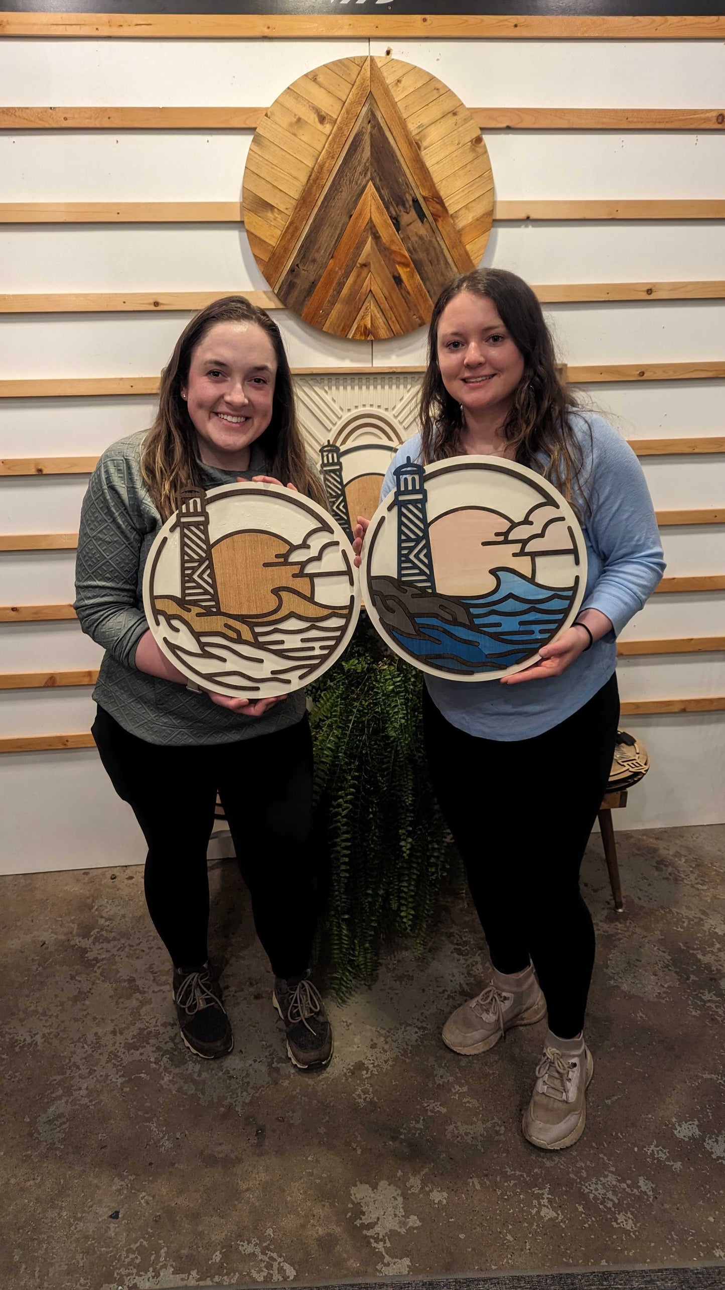 Lighthouse Wood Mosaic Class at Riverview Coffee | February 7th @ 6pm | Belle Plaine, MN