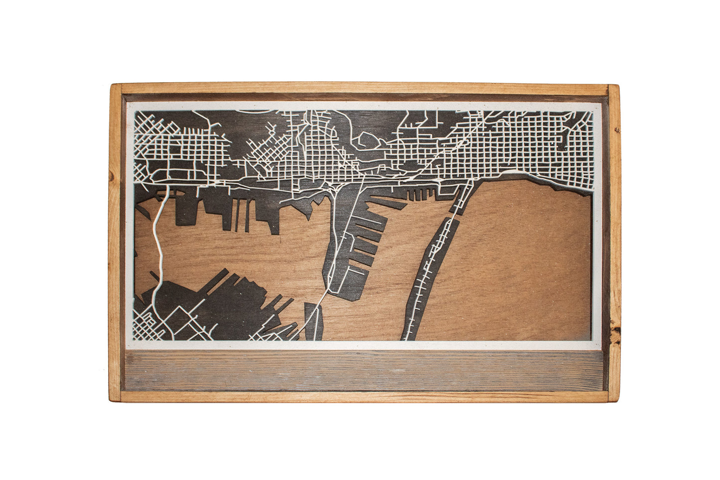 The Zenith City Collection: 12x18 Duluth City Map