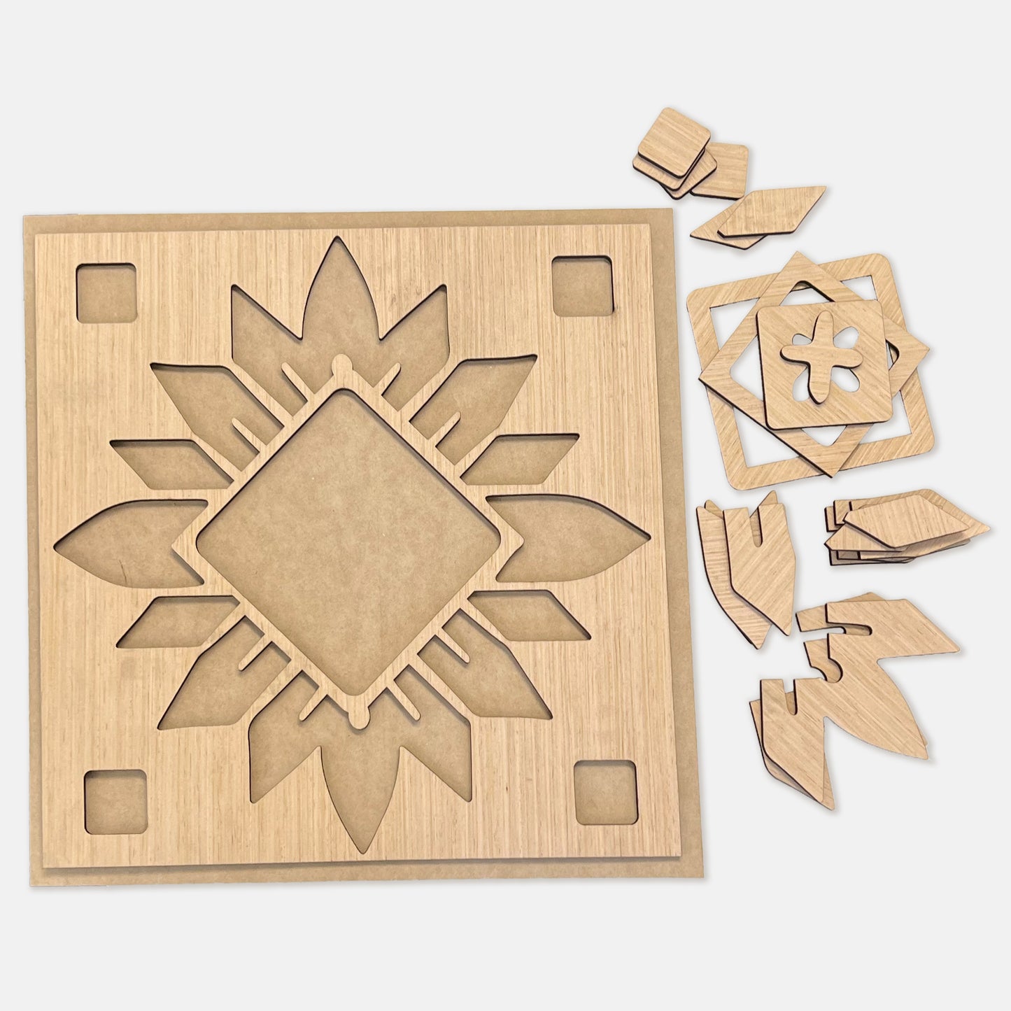 SUMMER EXCLUSIVE Wood Mosaic Kit: Sunflower