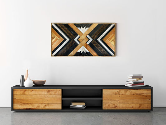 Classic Wood Mosaic Art: Lumi