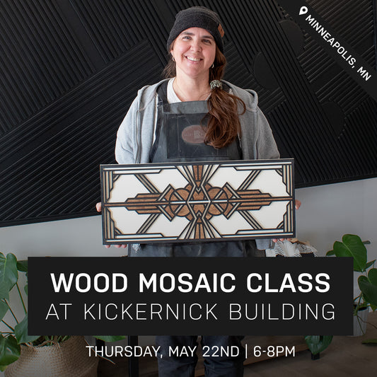 Alana Wood Mosaic Class at Kickernick Building | May 22nd @ 6pm | Minneapolis, MN