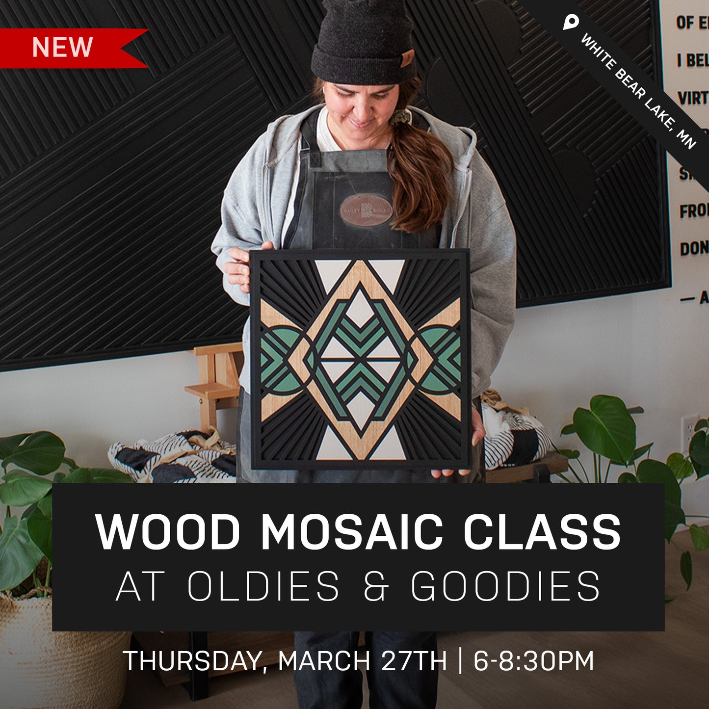 Valour Mosaic Class at Oldies & Goodies | March 27th @ 6pm | White Bear Lake, MN