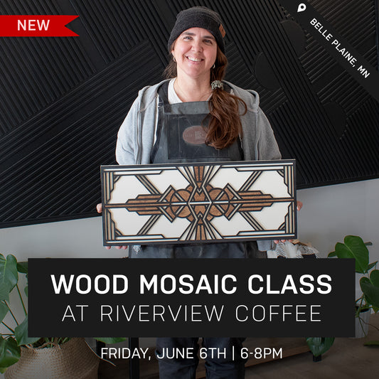 Alana Wood Mosaic Class at Riverview Coffee | June 6th@ 6pm | Belle Plaine, MN