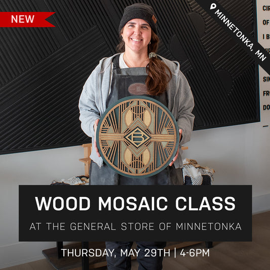 Heritage Wood Mosaic Class at The General Store of Minnetonka | May 29th @ 4pm | Minnetonka, MN