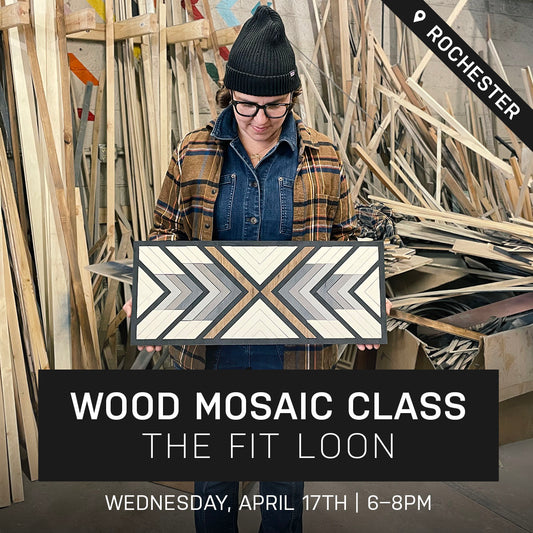 Quill Wood Mosaic Class at The Fit Loon | April 17th @ 6pm