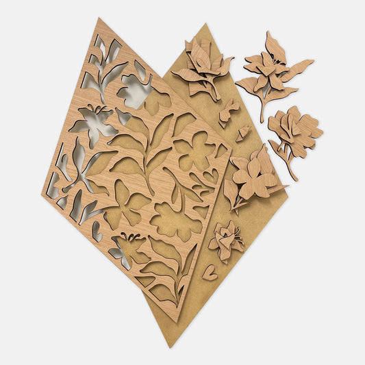 Wood Mosaic Kit: Bloom