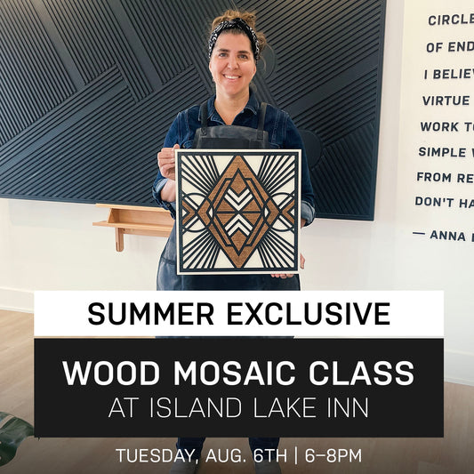 Valour Summer Exclusive Mosaic Class at Island Lake Inn | Aug. 6th @ 6pm