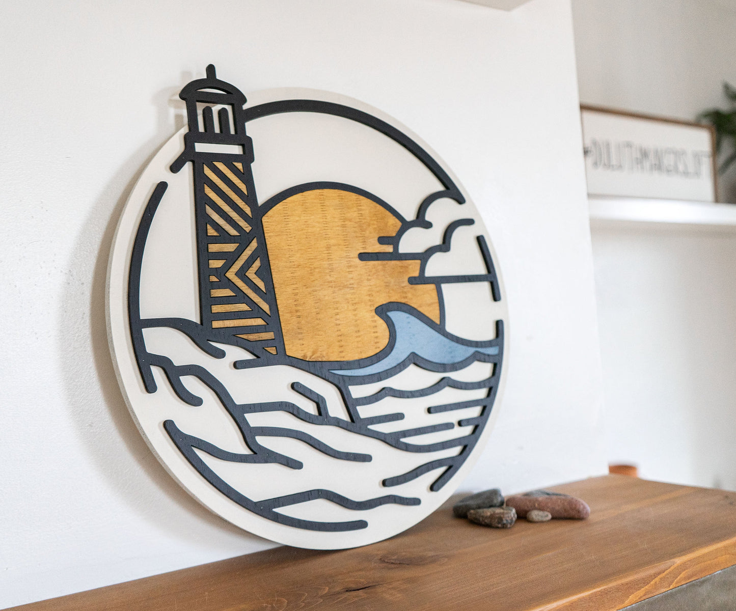 Lighthouse Wood Mosaic Class at Riverview Coffee | February 7th @ 6pm | Belle Plaine, MN