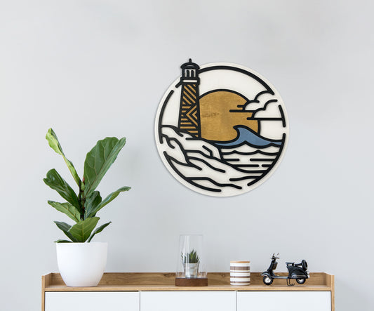 Lighthouse Wood Mosaic Class at the BB Event Gallery | April 23rd @ 6pm