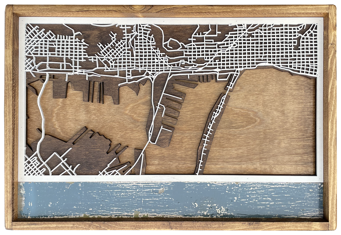 The Zenith City Collection: 12x18 Duluth City Map