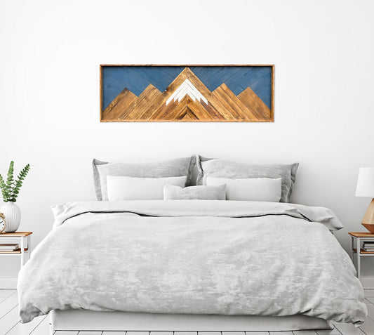 Classic Wood Mosaic Art: Ascend