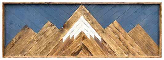 Classic Wood Mosaic Art: Ascend