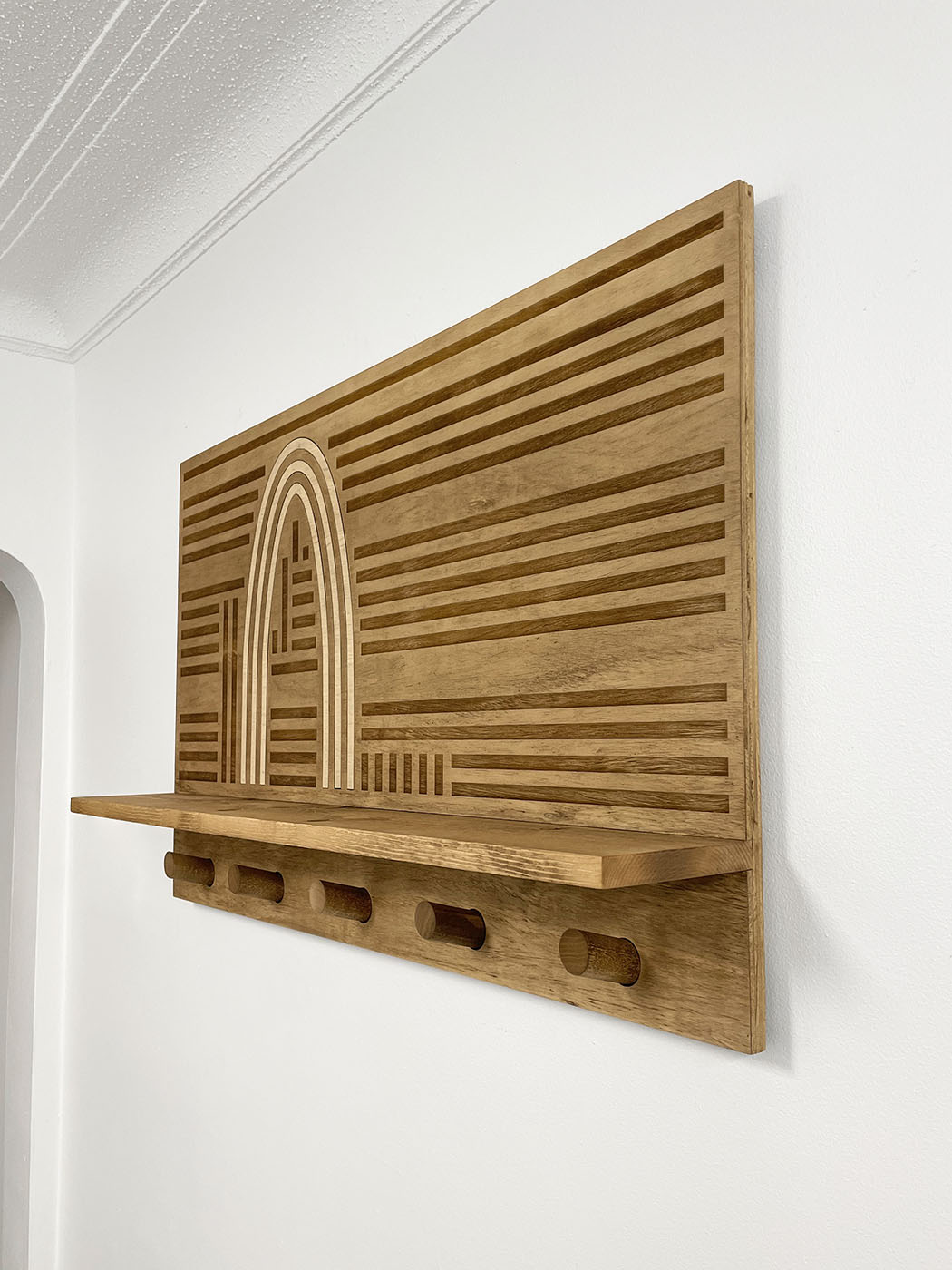 Bend: Benton Shelf With Hooks