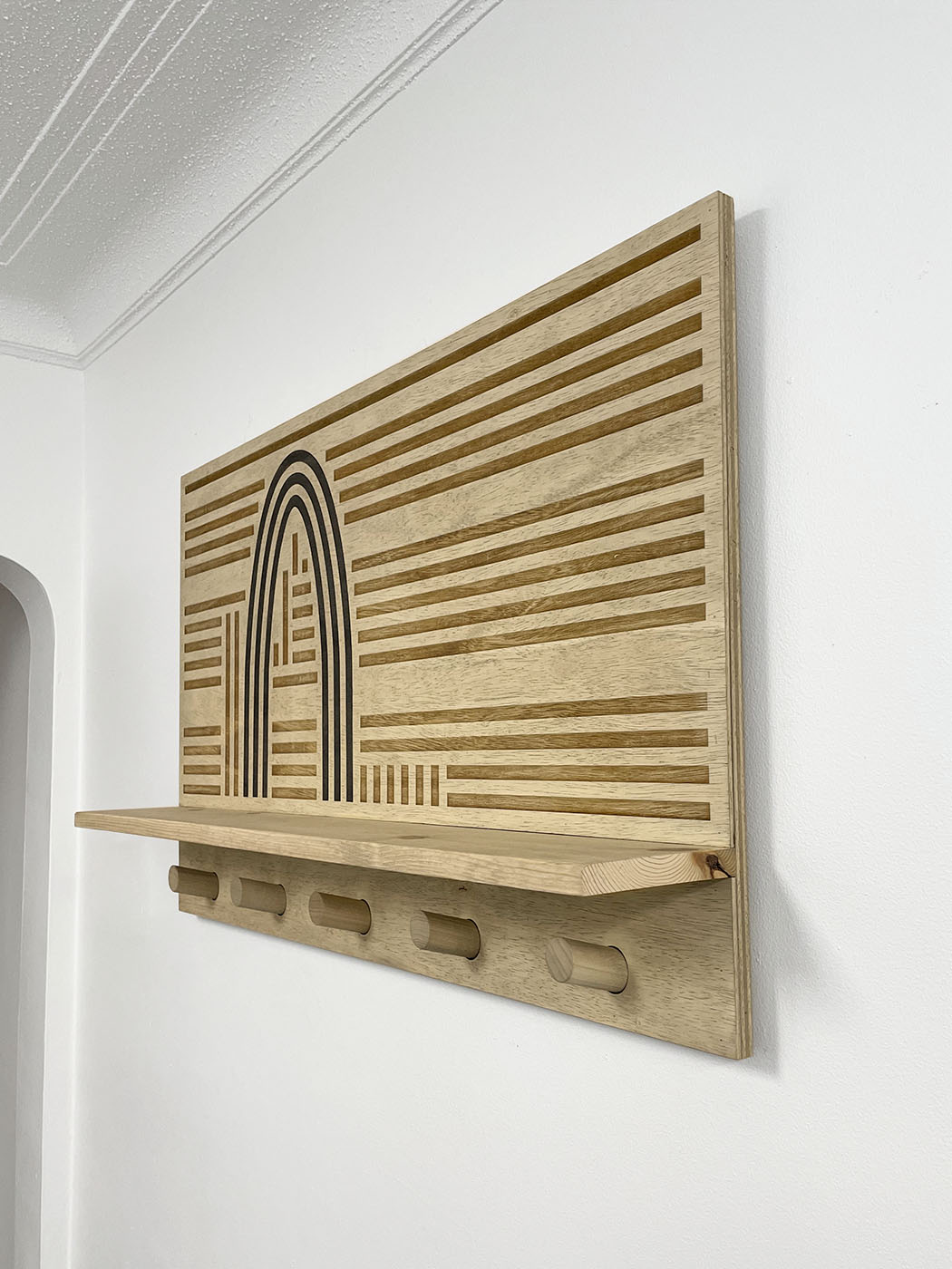 Bend: Benton Shelf With Hooks